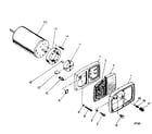 Kenmore 583409040 motor package assembly diagram