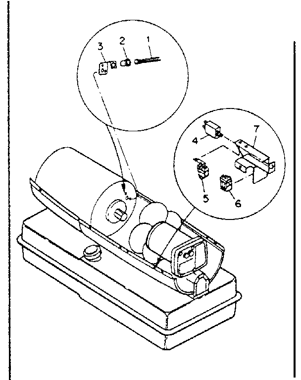 Automatic safety control parts