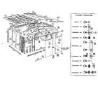 Sears 69660603 replacement parts diagram