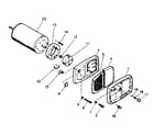 Kenmore 5833201G11 motor package assembly diagram