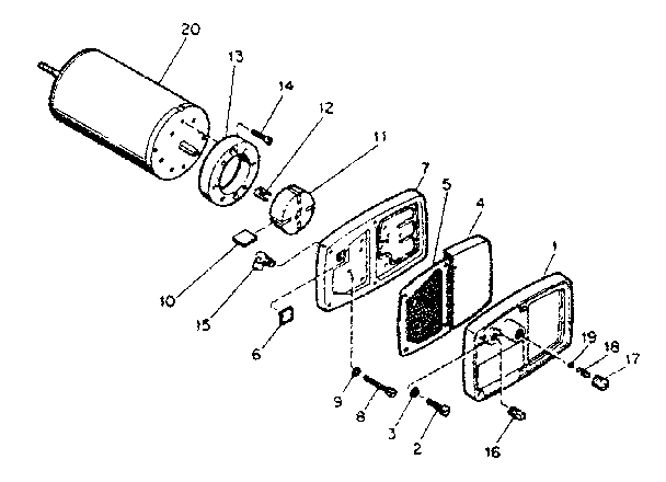 Motor package assembly