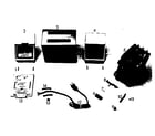 Kenmore 360633100 replacement parts diagram