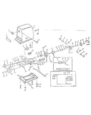 Heavy duty food grinder power unit