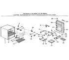 Kenmore 1267985020 cabinet parts diagram