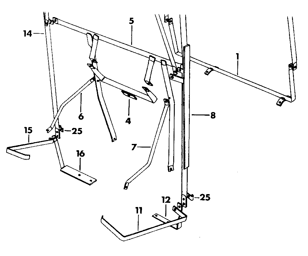 Front panel frame