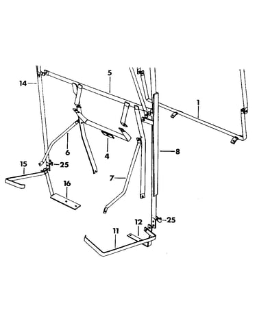 Front panel frame