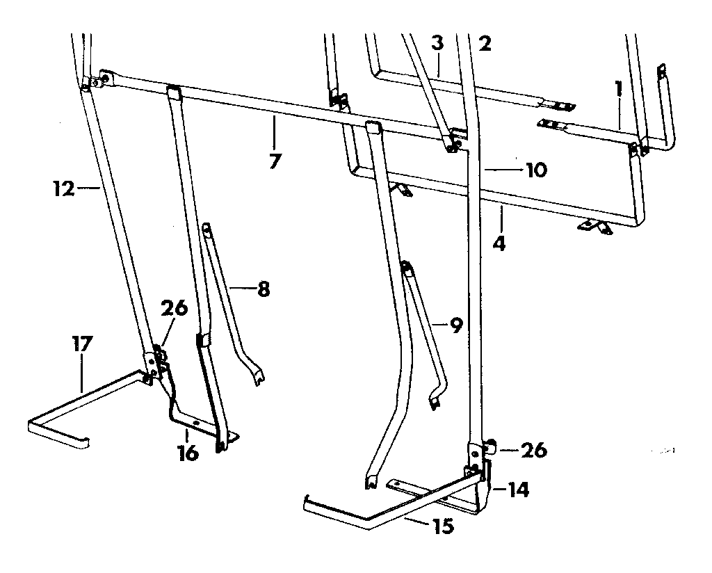 Front panel frame
