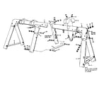 Sears 70172815-78 frame assembly no. 19-a diagram