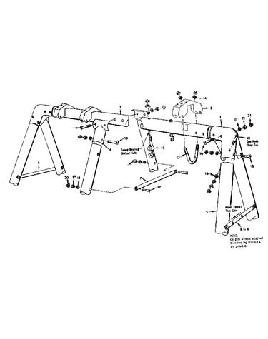 Frame assembly no. 19-a