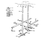 Sears 70172815-78 glide ride assembly no. 9 diagram