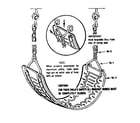 Sears 70172815-78 swing assembly diagram
