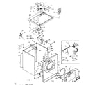 Kenmore 1106818240 machine sub-assembly diagram
