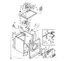 Kenmore 1106818242 machine sub-assembly diagram