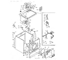 Kenmore 1106817233 machine sub-assembly diagram