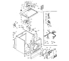 Kenmore 1106817231 machine sub-assembly diagram