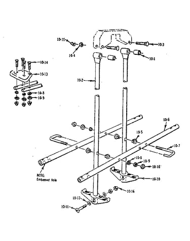 Gilder ride assembly no. 10