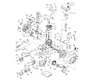 Tecumseh HS40-55505G basic engine diagram