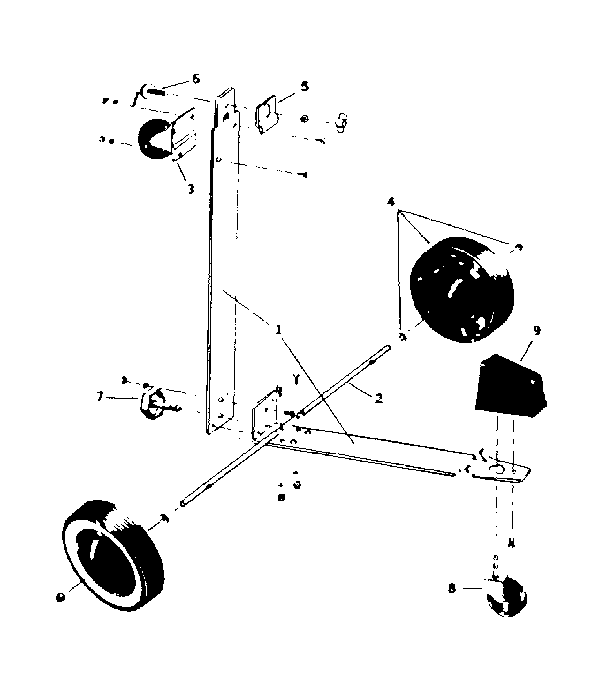 Three wheel dolly