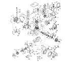 Tecumseh OH140-160009B basic engine diagram