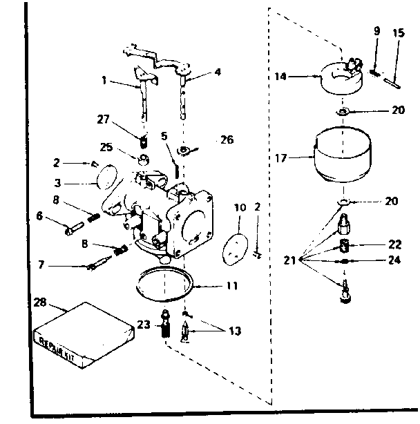 CARBURETOR NO. 632032