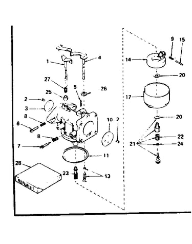 Carburetor no. 632032