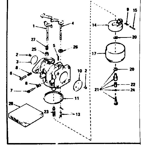 Carburetor no. 632032
