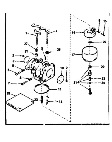 Carburetor no. 632032