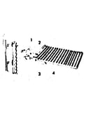 Cast iron barbecue grid - no. 42-84019