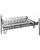 Cast iron grate basket