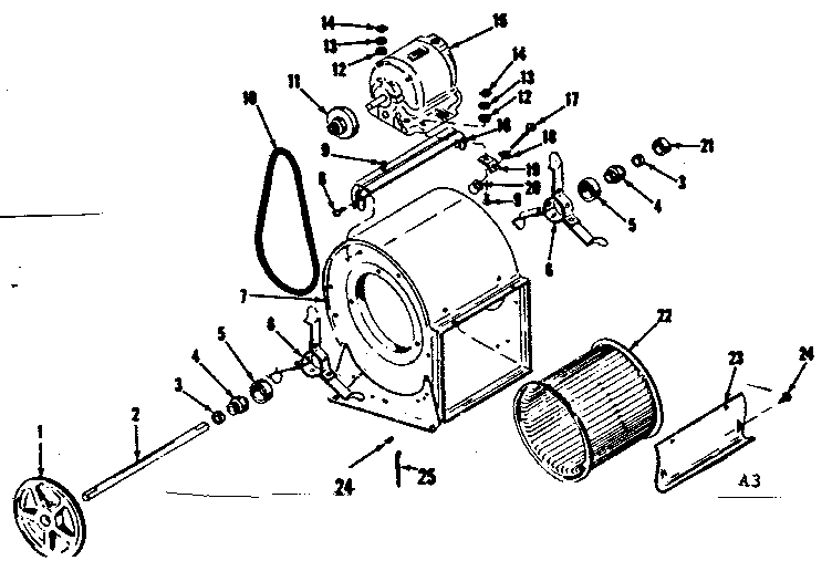 H-q blower assembly