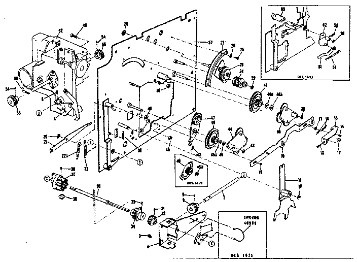 Main plate components