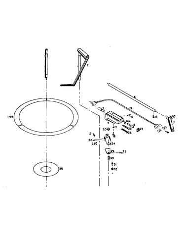 Record changer (top view)