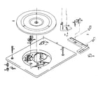 LXI 40091713800 record changer (top view) diagram