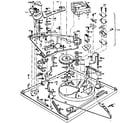 LXI 40091713800 record changer (bottom view) diagram