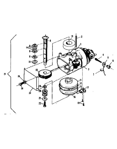 Motor drive assembly