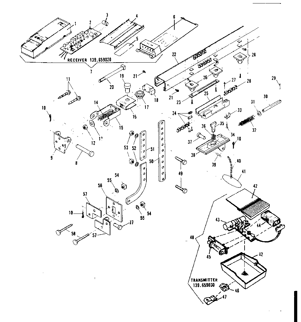 Rail assembly & radio controls
