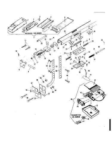 Rail assembly & radio controls