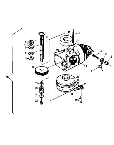 Motor drive assembly