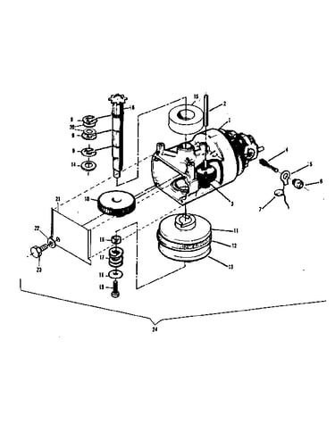 Motor drive assembly