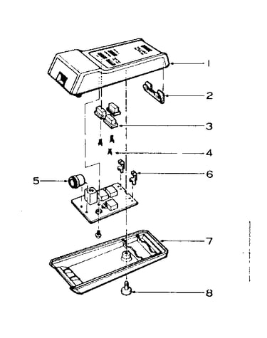 Remote control transmitter parts