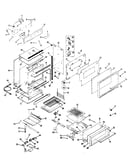 Gas double oven