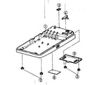 Sears 27258020 bottom case assembly diagram