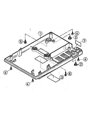 Bottom case assembly