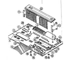 Sears 27258030 main p.c. board assembly diagram