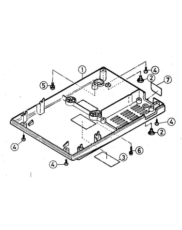 Bottom case assembly