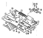 Sears 27258060 main pc board assembly diagram