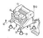Sears 27258060 printer head assembly diagram