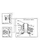 Motor, fan and pulley assembly