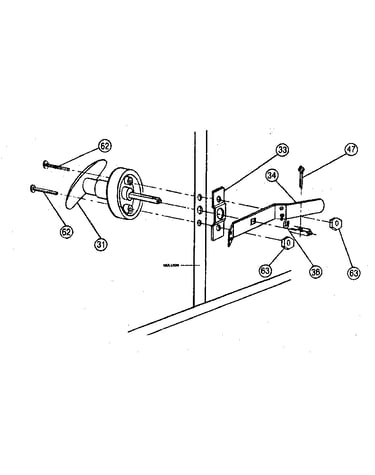 T handle lock