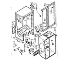 Kenmore 1067610560 cabinet parts diagram